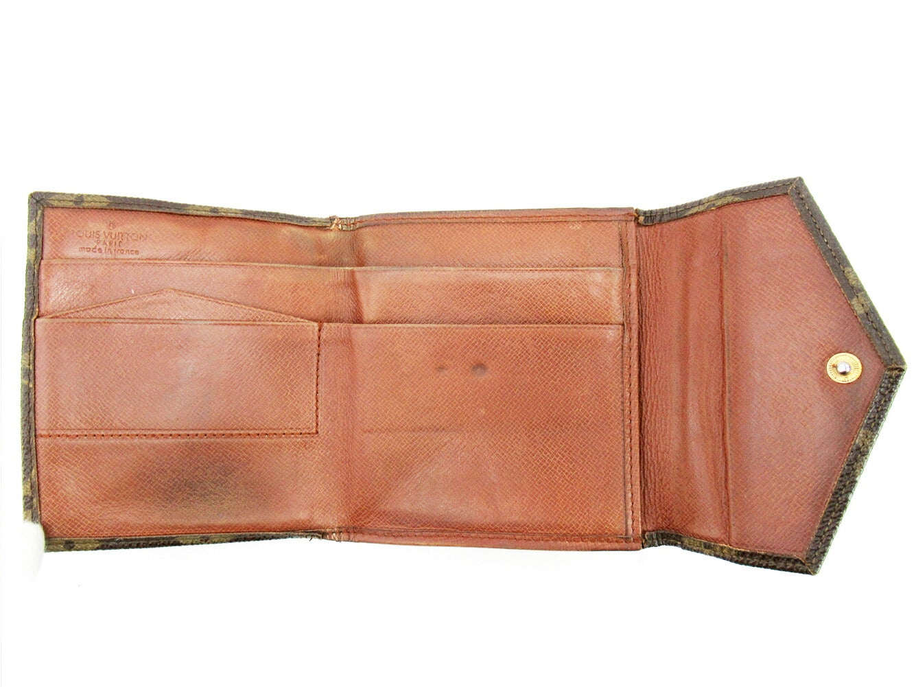 LOUIS VUITTON Bifold Wallet M61660 Brown Portonebi (old type)