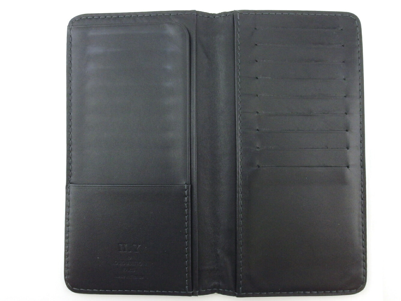 LOUIS VUITTON Bill Compartment M97020 gray gray black Porte Valeurs Cartes Credit