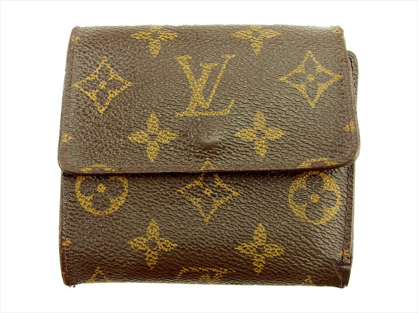 LOUIS VUITTON Bifold Wallet M61652 Brown beige gold Porte Monnaie Billets Cartes Credit