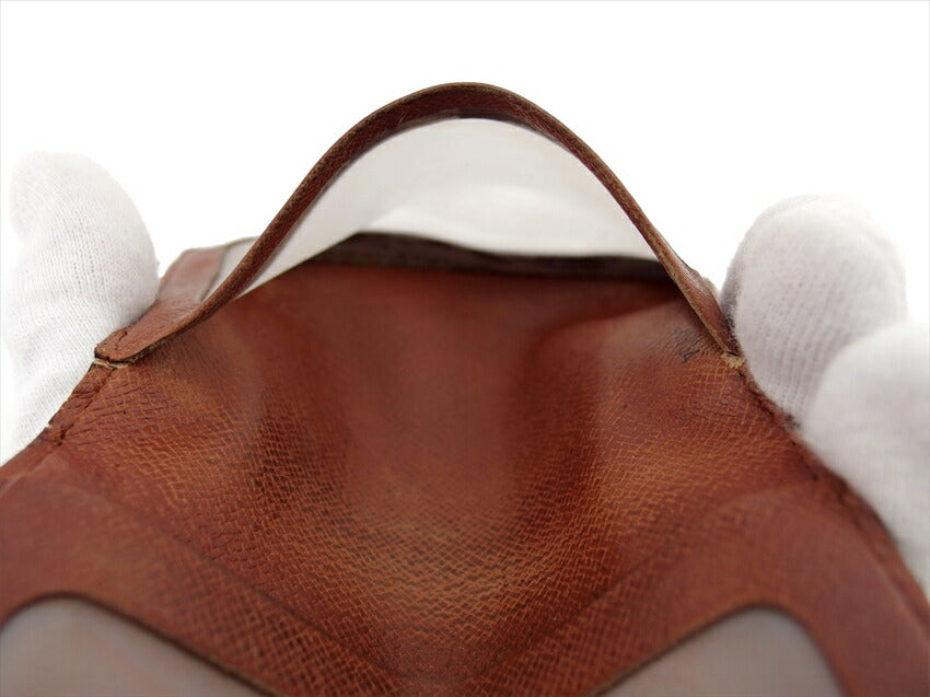 LOUIS VUITTON Pass case M60533 Brown beige Porto 2 Cult Vertical