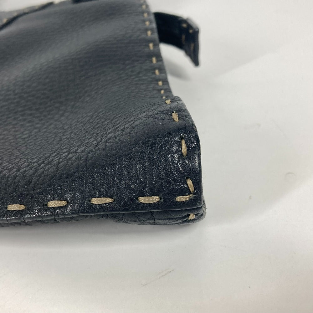 FENDI Handbag 8BR264 leather black Celeria