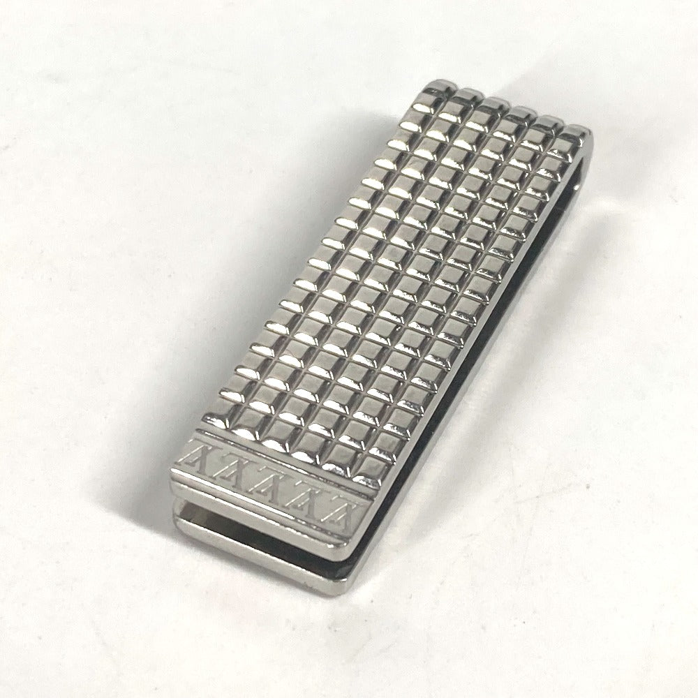 LOUIS VUITTON Money clip M65061 metal Silver Pansavier digits mens Used Authentic