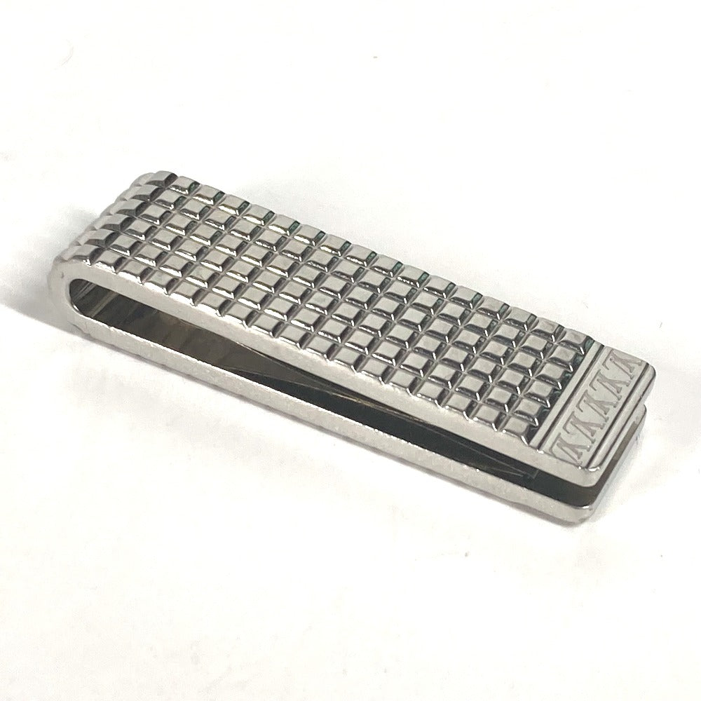 LOUIS VUITTON Money clip M65061 metal Silver Pansavier digits mens Used Authentic
