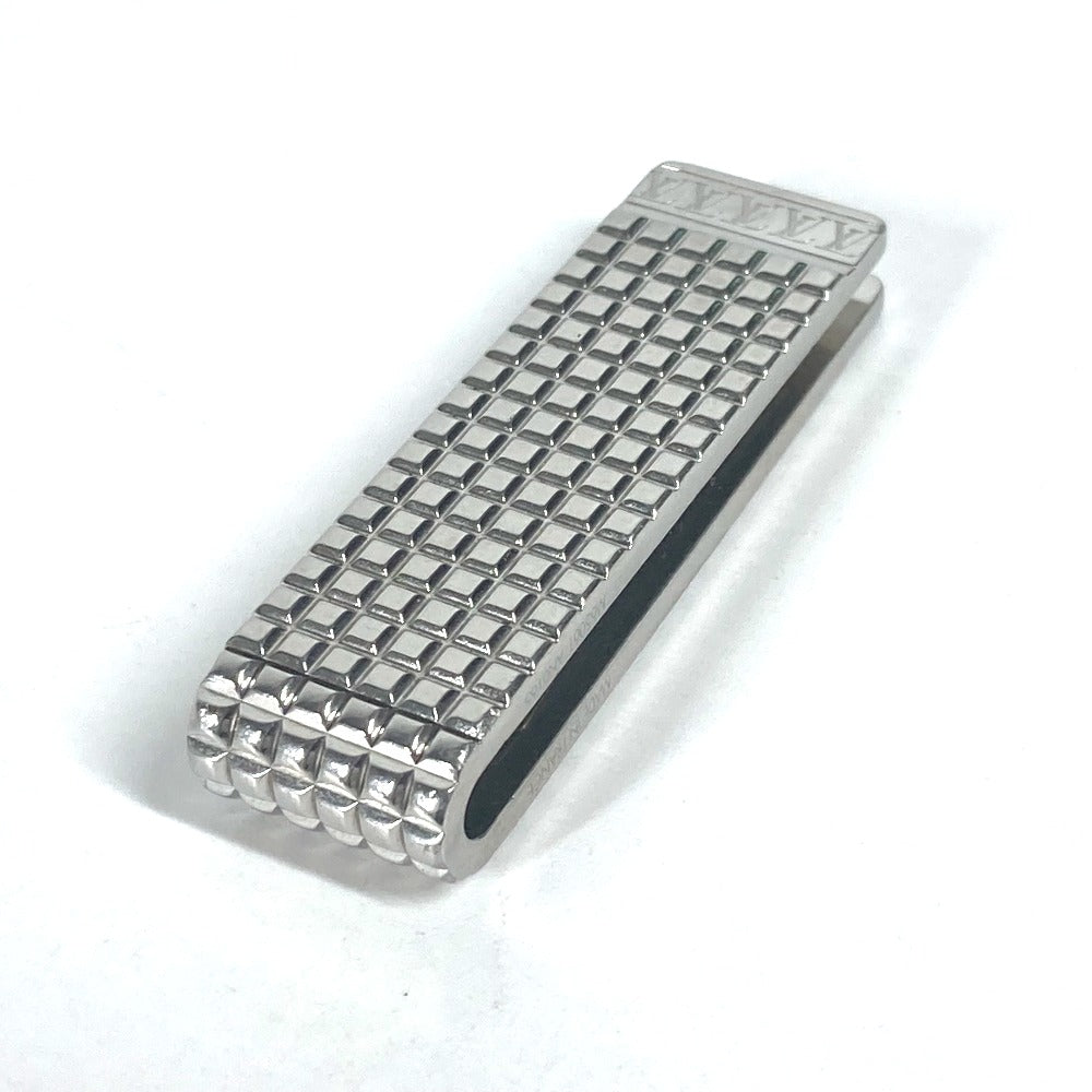 LOUIS VUITTON Money clip M65061 metal Silver Pansavier digits mens Used Authentic
