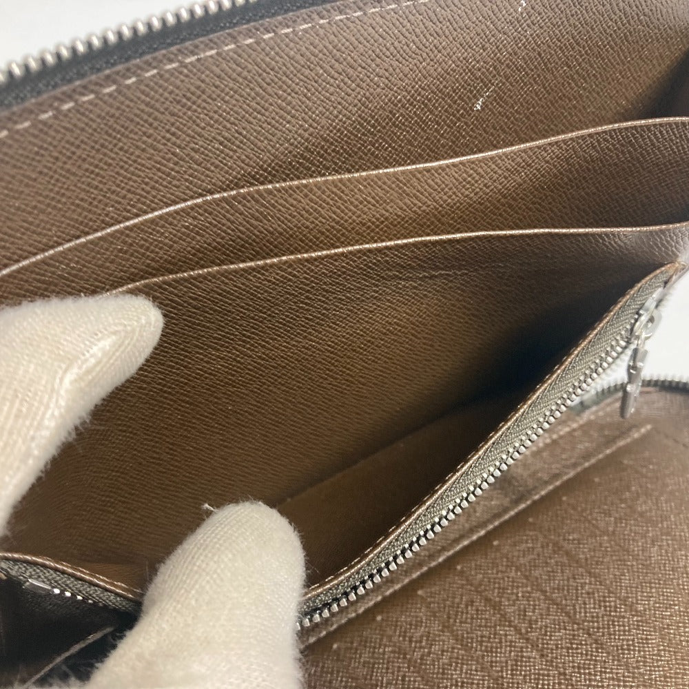 LOUIS VUITTON Long Wallet Purse M30658 Taiga Leather Brown Taiga Organizer Atoll