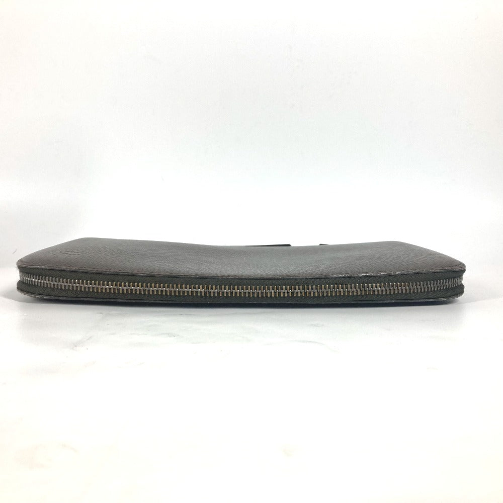 LOUIS VUITTON Long Wallet Purse M30658 Taiga Leather Brown Taiga Organizer Atoll
