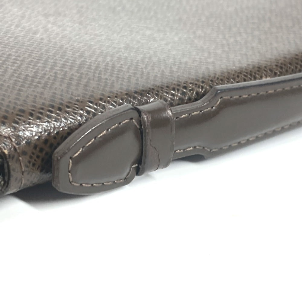 LOUIS VUITTON Long Wallet Purse M30658 Taiga Leather Brown Taiga Organizer Atoll