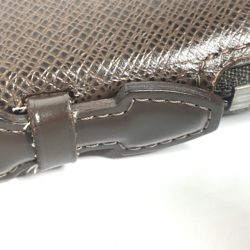 LOUIS VUITTON Long Wallet Purse M30658 Taiga Leather Brown Taiga Organizer Atoll