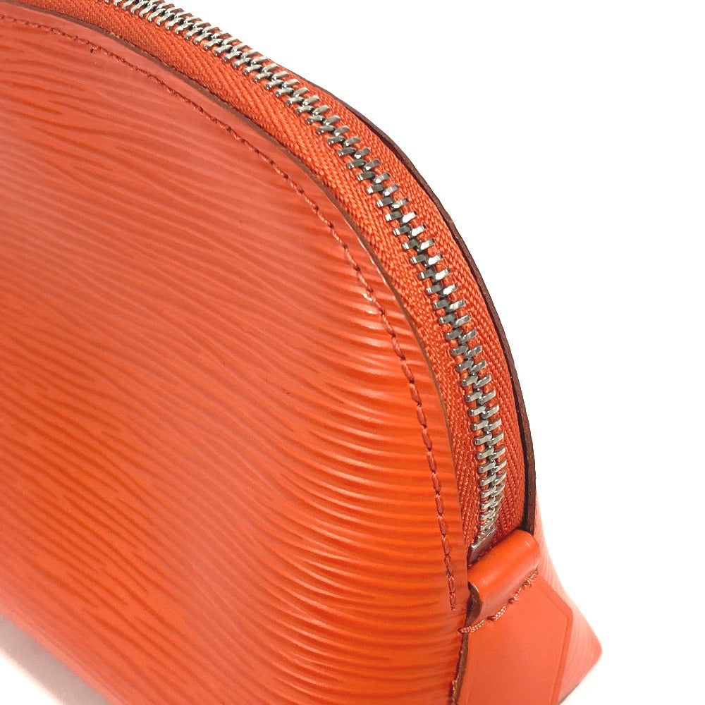 LOUIS VUITTON Cosmetics Pouch M40642 Epi Leather Orange Epi Pochette Cosmetic PM