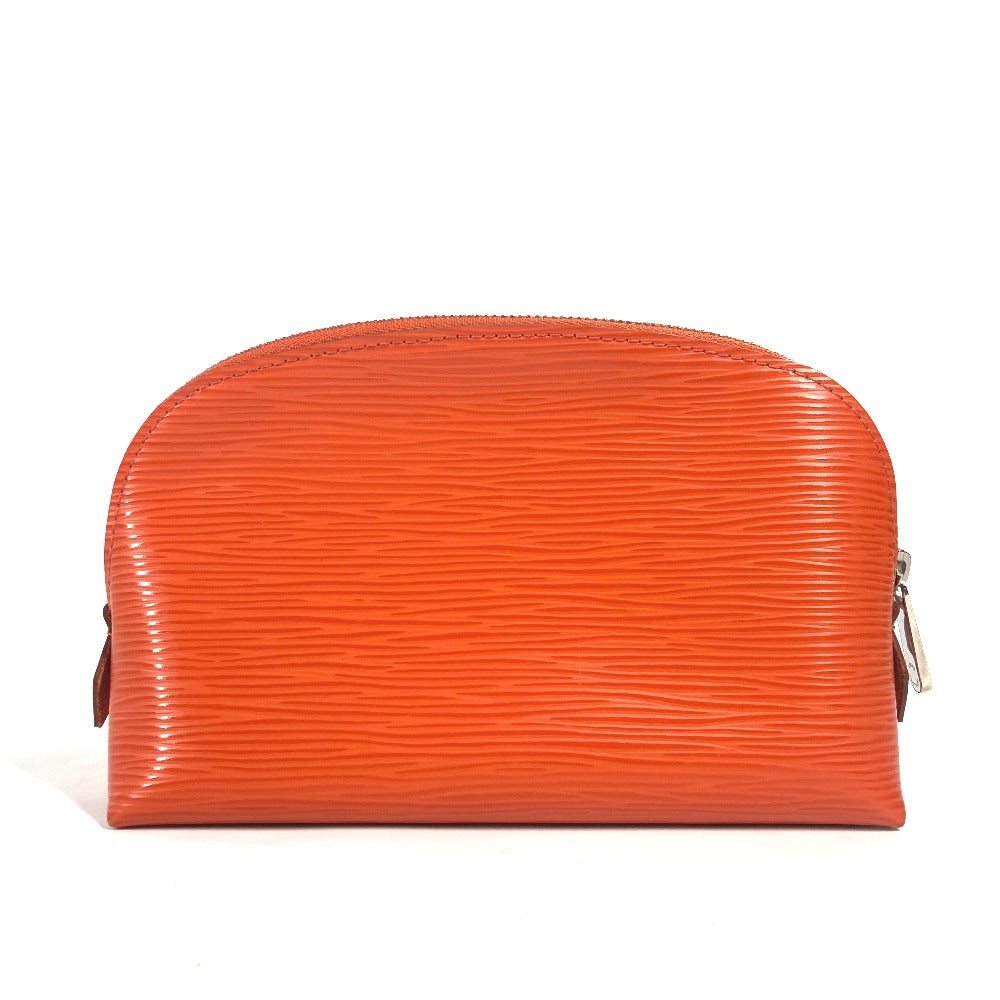 LOUIS VUITTON Cosmetics Pouch M40642 Epi Leather Orange Epi Pochette Cosmetic PM
