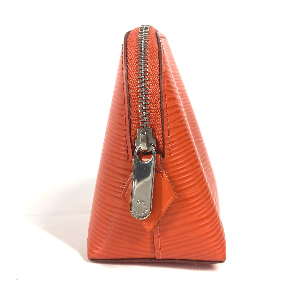 LOUIS VUITTON Cosmetics Pouch M40642 Epi Leather Orange Epi Pochette Cosmetic PM