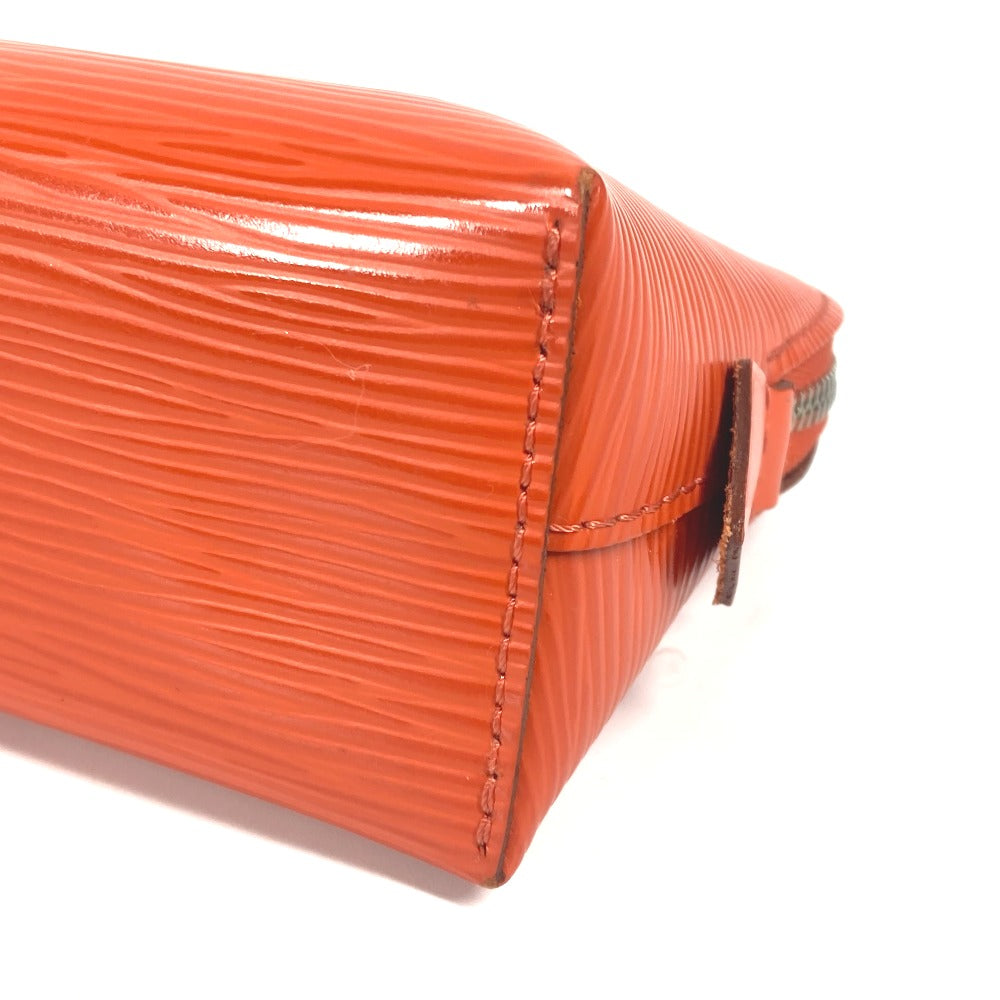LOUIS VUITTON Cosmetics Pouch M40642 Epi Leather Orange Epi Pochette Cosmetic PM