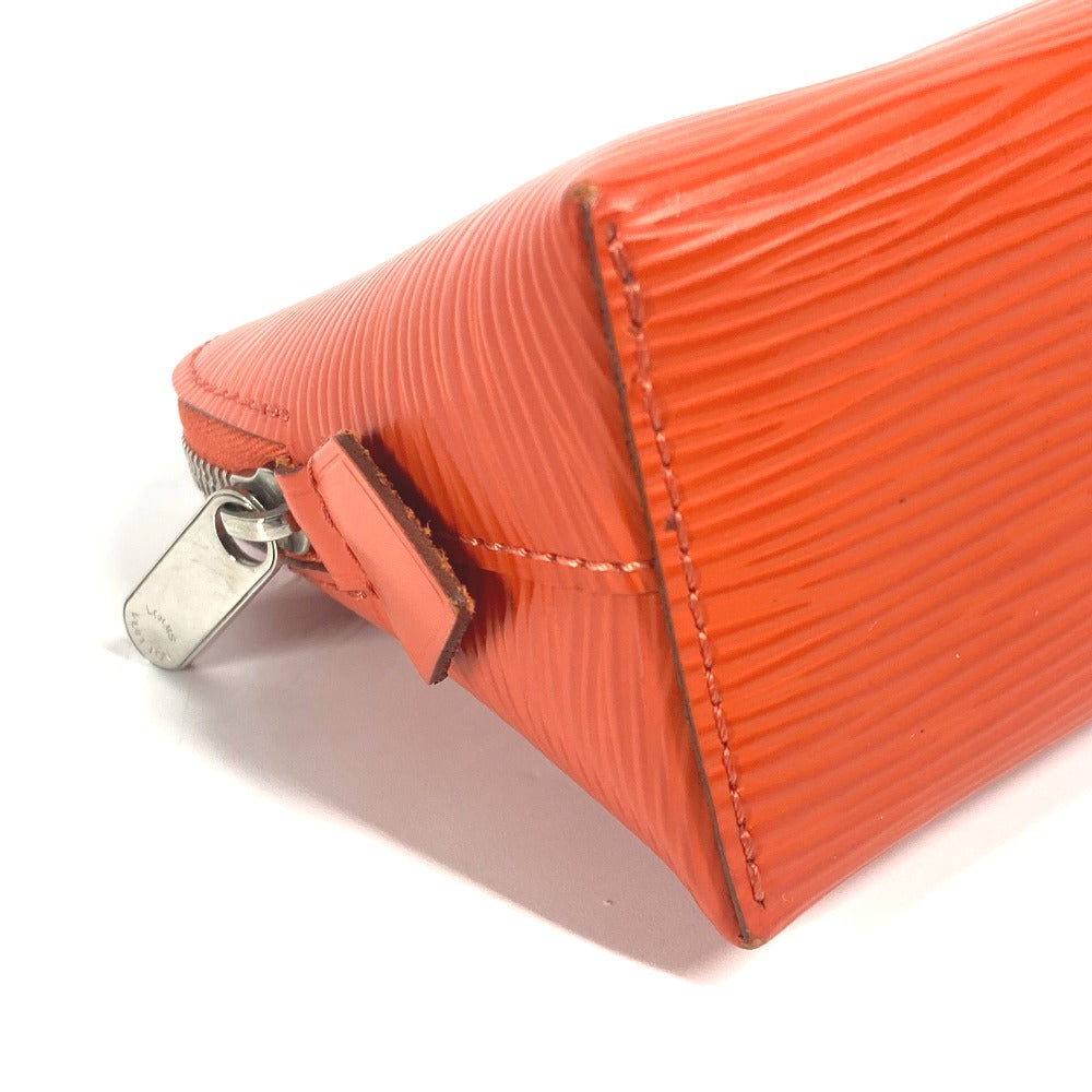 LOUIS VUITTON Cosmetics Pouch M40642 Epi Leather Orange Epi Pochette Cosmetic PM