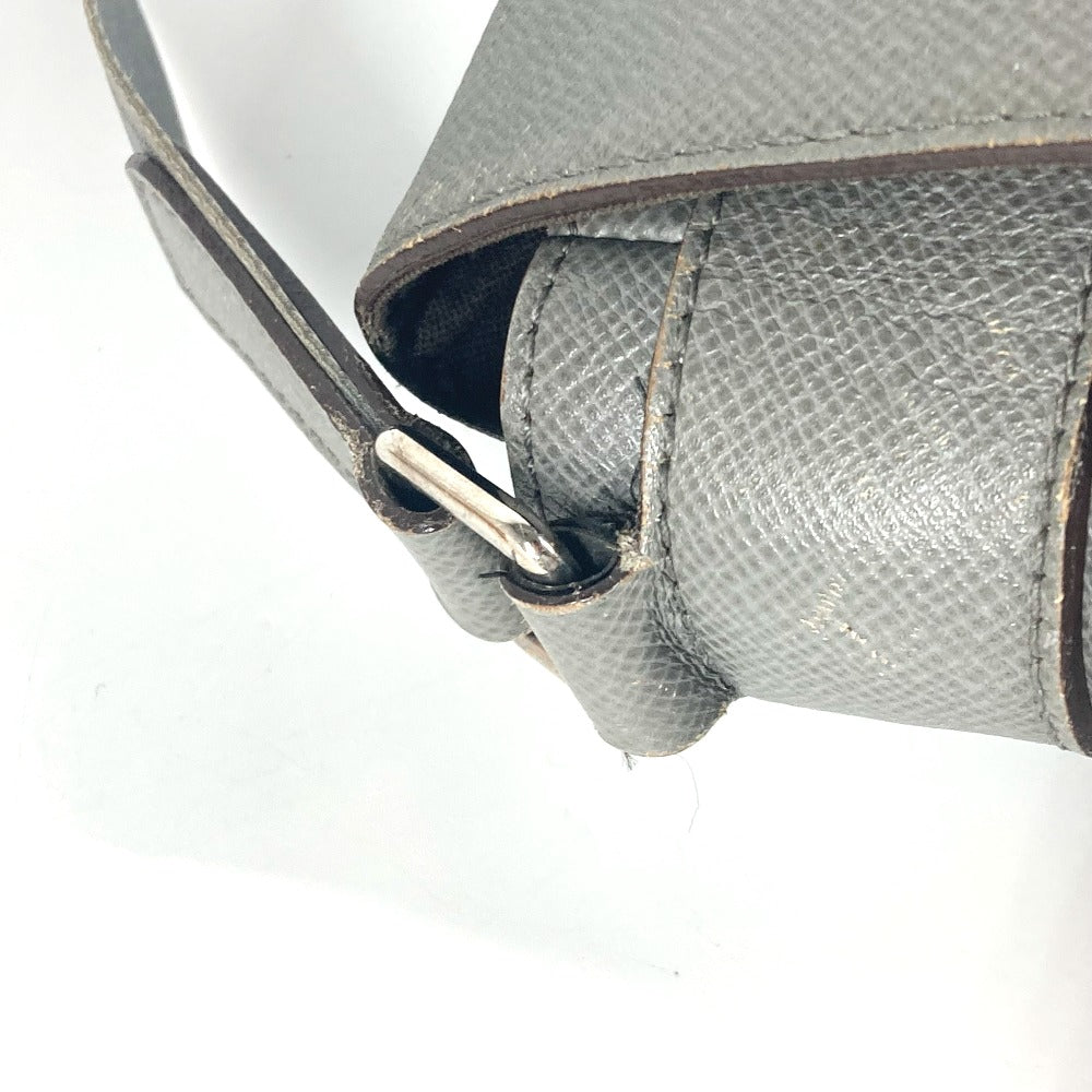 LOUIS VUITTON Shoulder Bag M32623 Taiga Leather gray Taiga Roman MM