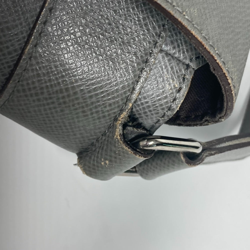 LOUIS VUITTON Shoulder Bag M32623 Taiga Leather gray Taiga Roman MM