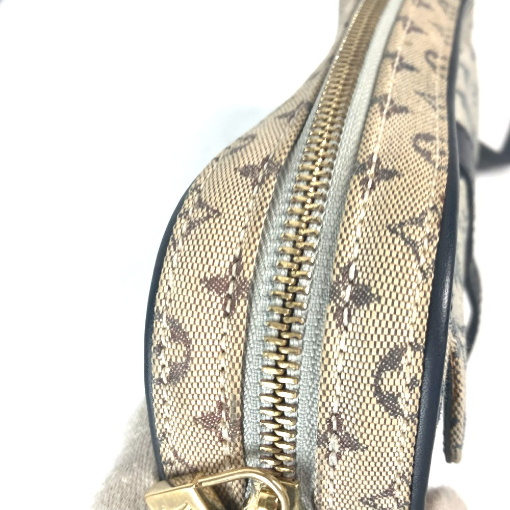 LOUIS VUITTON Shoulder Bag N41127 Damier Jean Canvas Navy Damier Jean Petite message