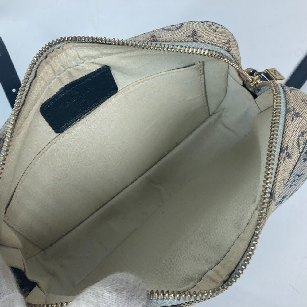 LOUIS VUITTON Shoulder Bag N41127 Damier Jean Canvas Navy Damier Jean Petite message