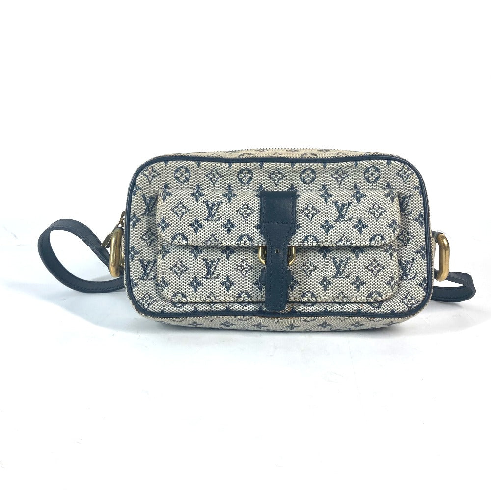 LOUIS VUITTON Shoulder Bag N41127 Damier Jean Canvas Navy Damier Jean Petite message
