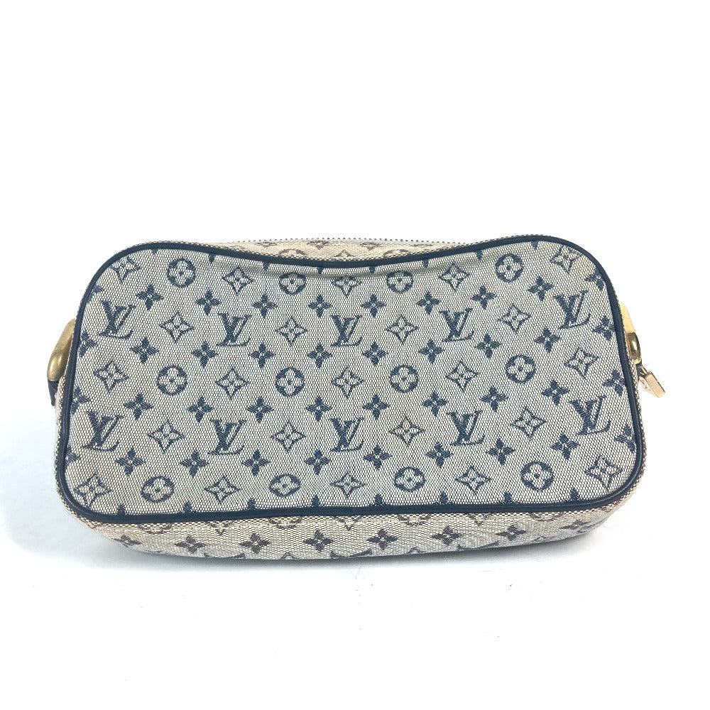 LOUIS VUITTON Shoulder Bag N41127 Damier Jean Canvas Navy Damier Jean Petite message