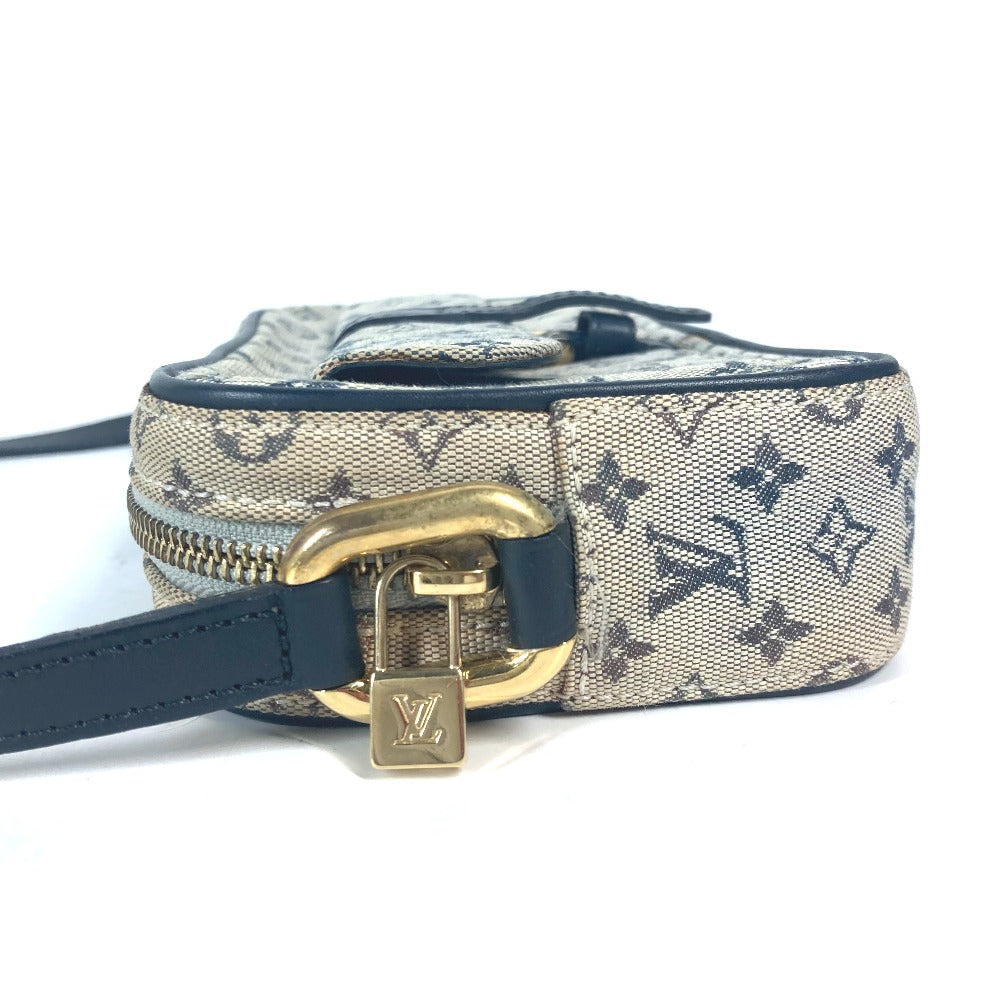 LOUIS VUITTON Shoulder Bag N41127 Damier Jean Canvas Navy Damier Jean Petite message