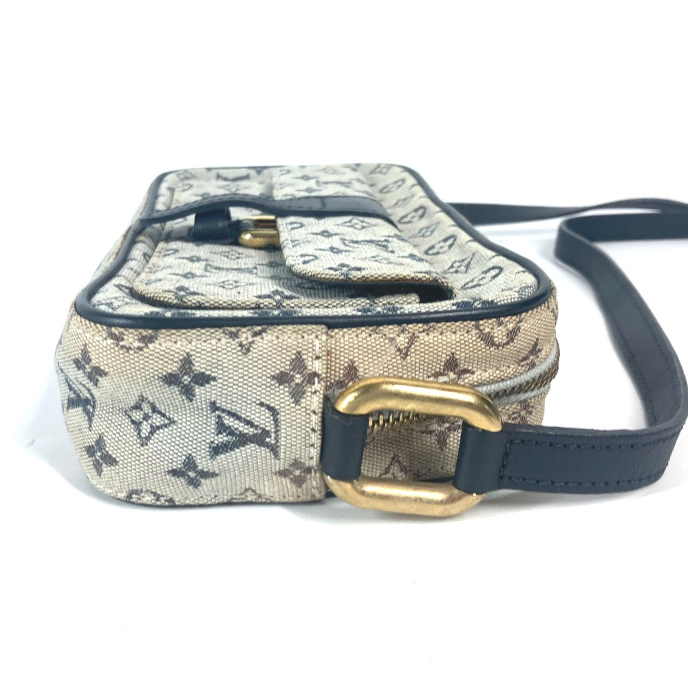 LOUIS VUITTON Shoulder Bag N41127 Damier Jean Canvas Navy Damier Jean Petite message