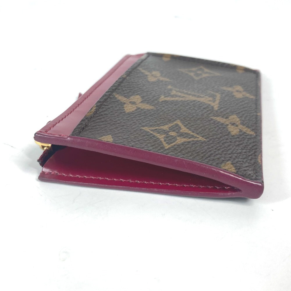 LOUIS VUITTON Coin case M67889 Monogram canvas Brown Monogram Porte Cartes Zip