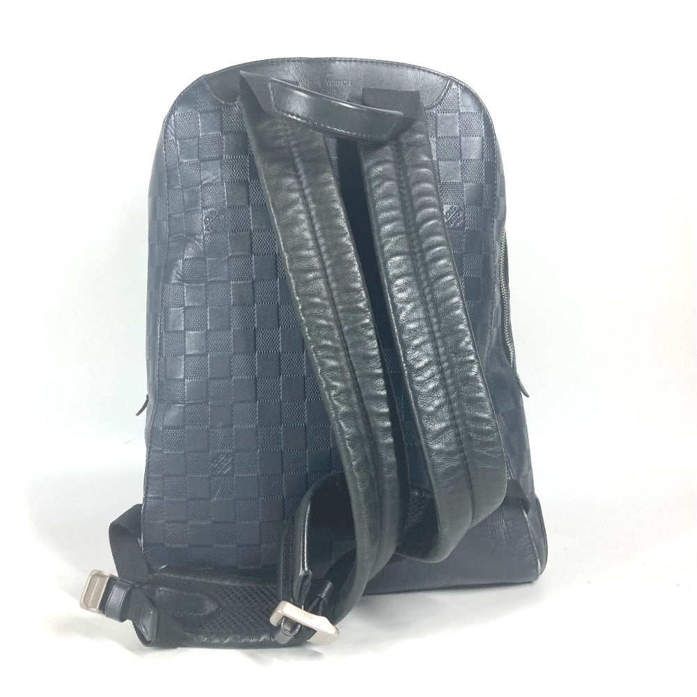 LOUIS VUITTON Backpack N40091 Damier Anfini Leather Navy Damier Anfini campus backpack