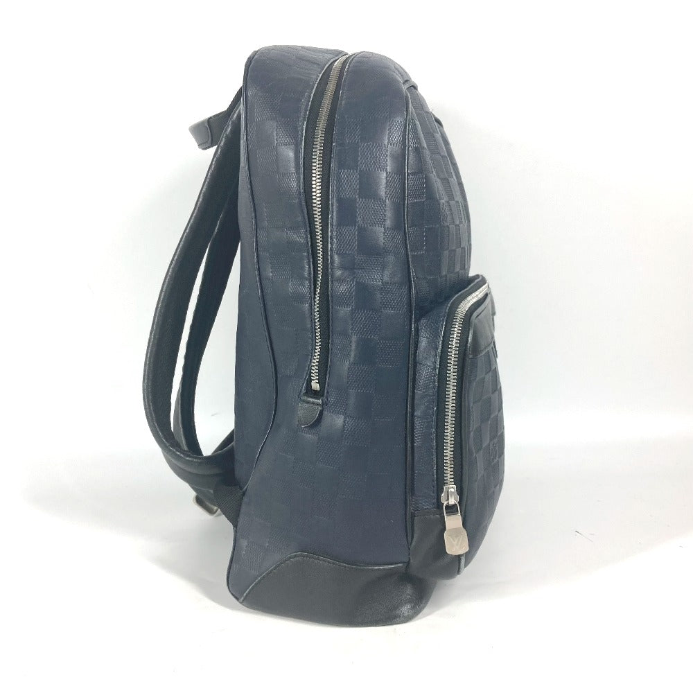 LOUIS VUITTON Backpack N40091 Damier Anfini Leather Navy Damier Anfini campus backpack