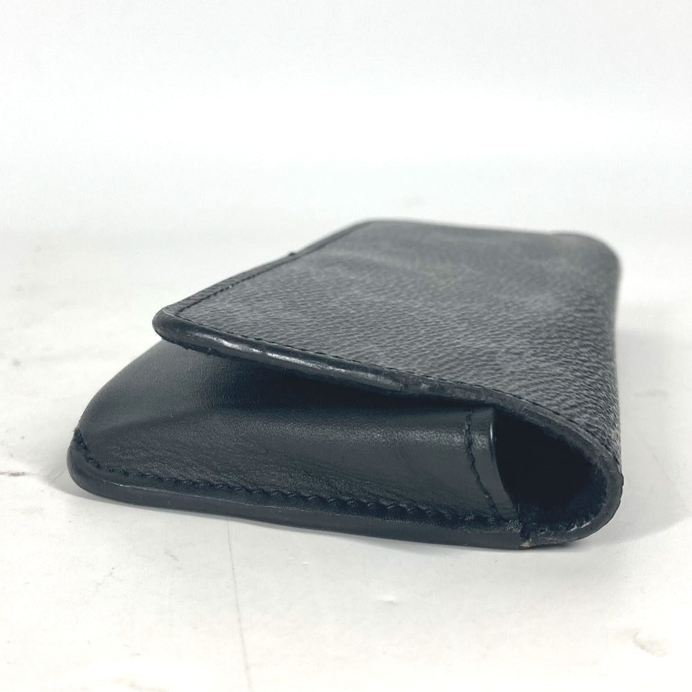 LOUIS VUITTON glasses case GI0296 Monogram Eclipse Canvas black Monogram Eclipse Etui Lunette Woody