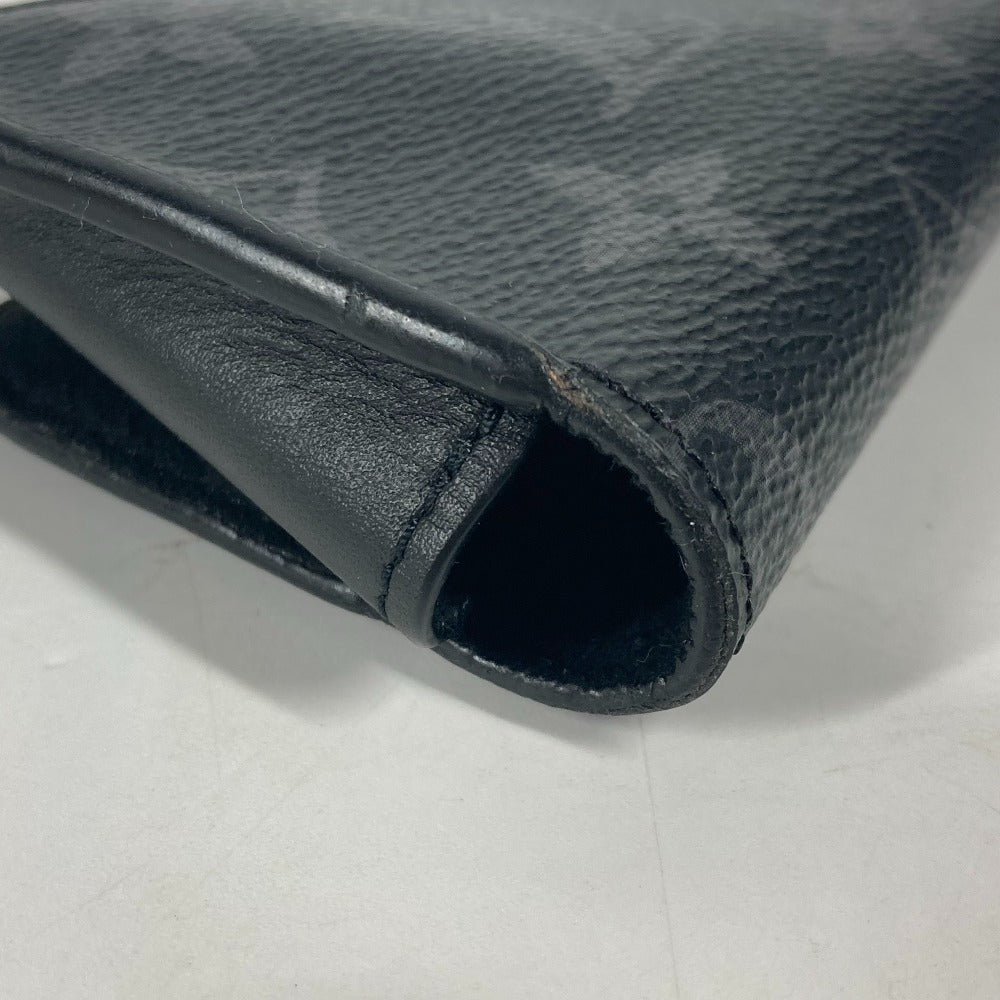 LOUIS VUITTON glasses case GI0296 Monogram Eclipse Canvas black Monogram Eclipse Etui Lunette Woody