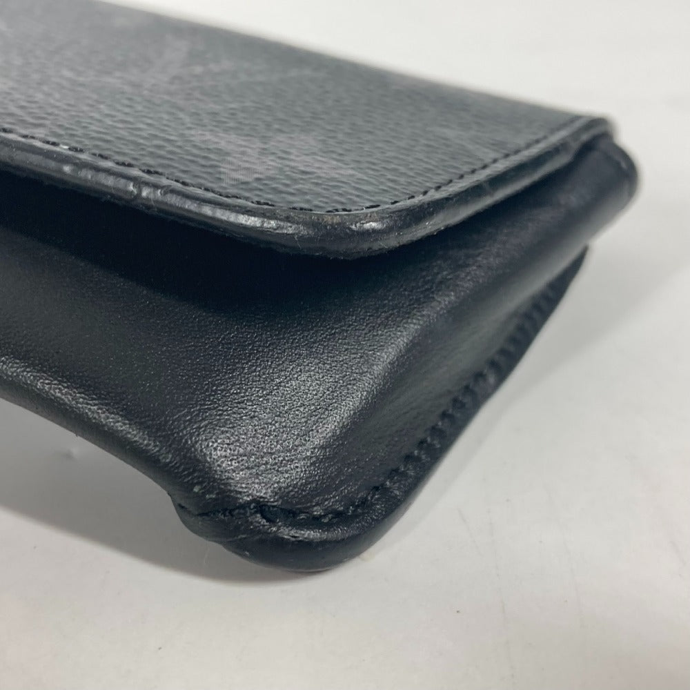 LOUIS VUITTON glasses case GI0296 Monogram Eclipse Canvas black Monogram Eclipse Etui Lunette Woody