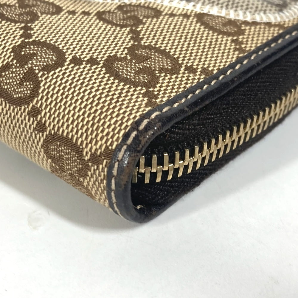 GUCCI Notebook cover 233152 GG canvas / leather beige GG Gutsy Chihuahua dog