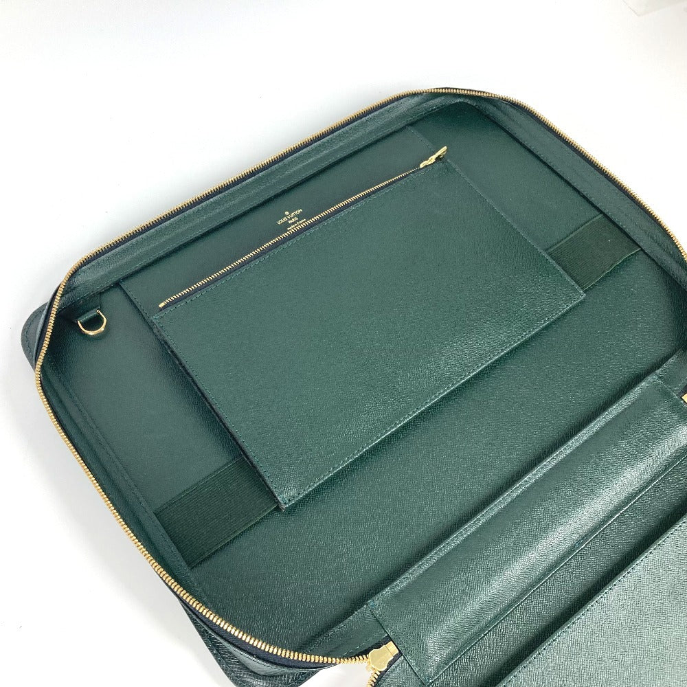 LOUIS VUITTON Business bag M30064 Taiga Leather green Taiga Baltic