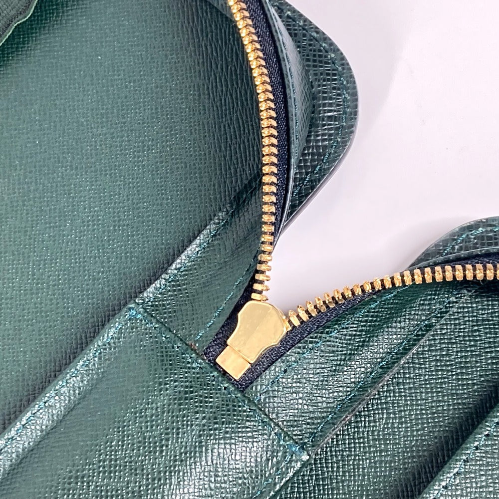 LOUIS VUITTON Business bag M30064 Taiga Leather green Taiga Baltic