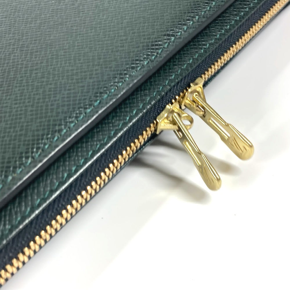 LOUIS VUITTON Business bag M30064 Taiga Leather green Taiga Baltic