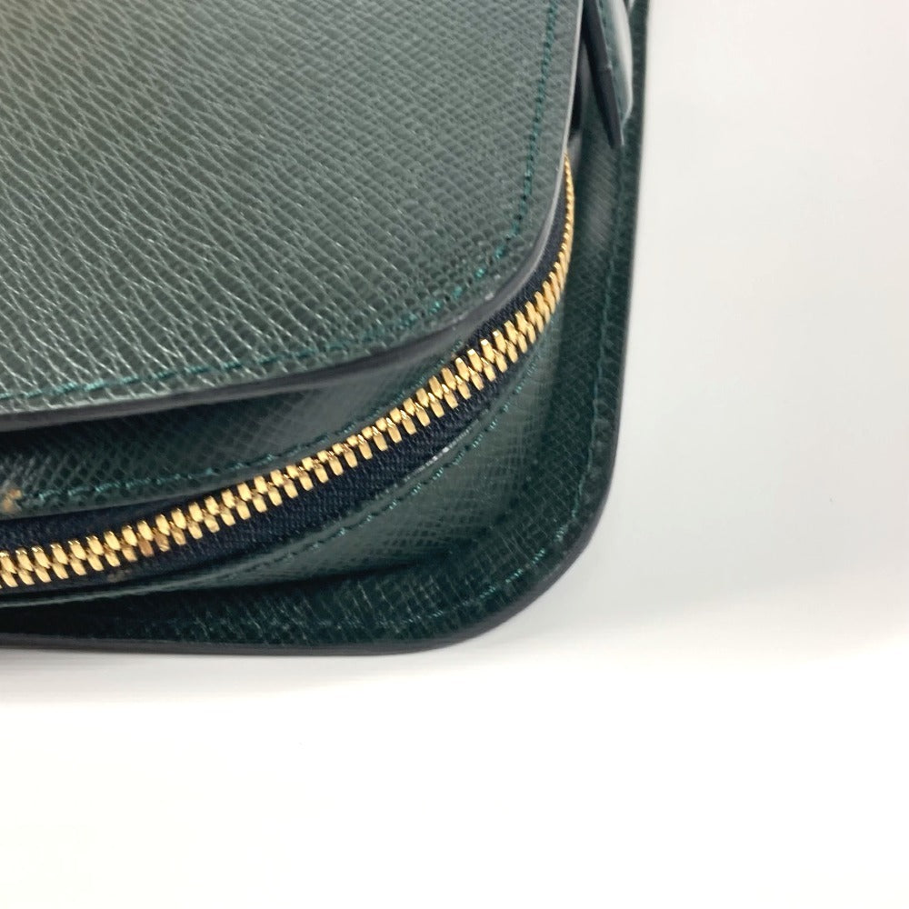 LOUIS VUITTON Business bag M30064 Taiga Leather green Taiga Baltic