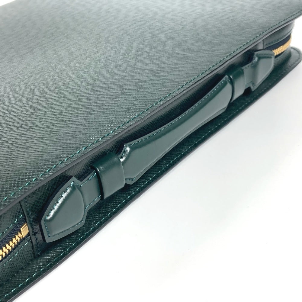 LOUIS VUITTON Business bag M30064 Taiga Leather green Taiga Baltic