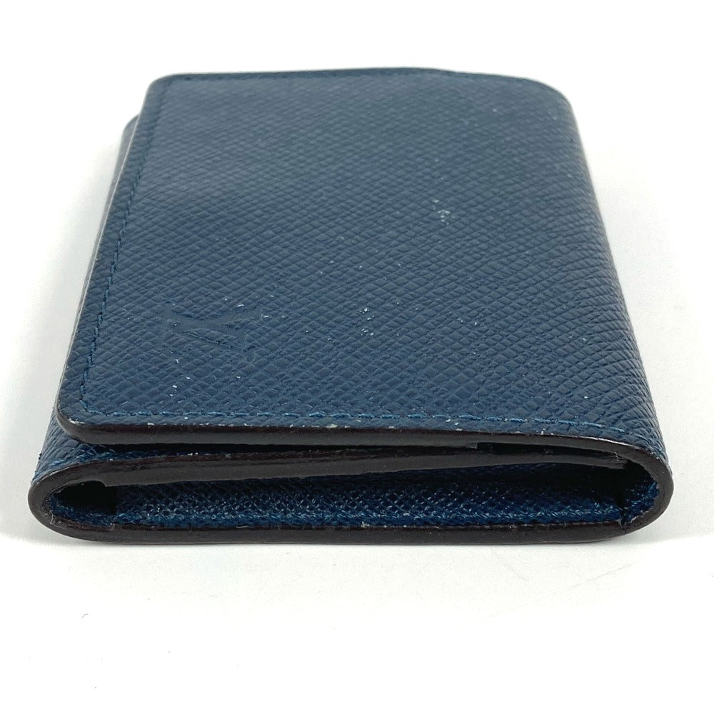 LOUIS VUITTON Card Case M64022 Taiga Leather Navy Taiga Envelope Carte de Visite MM