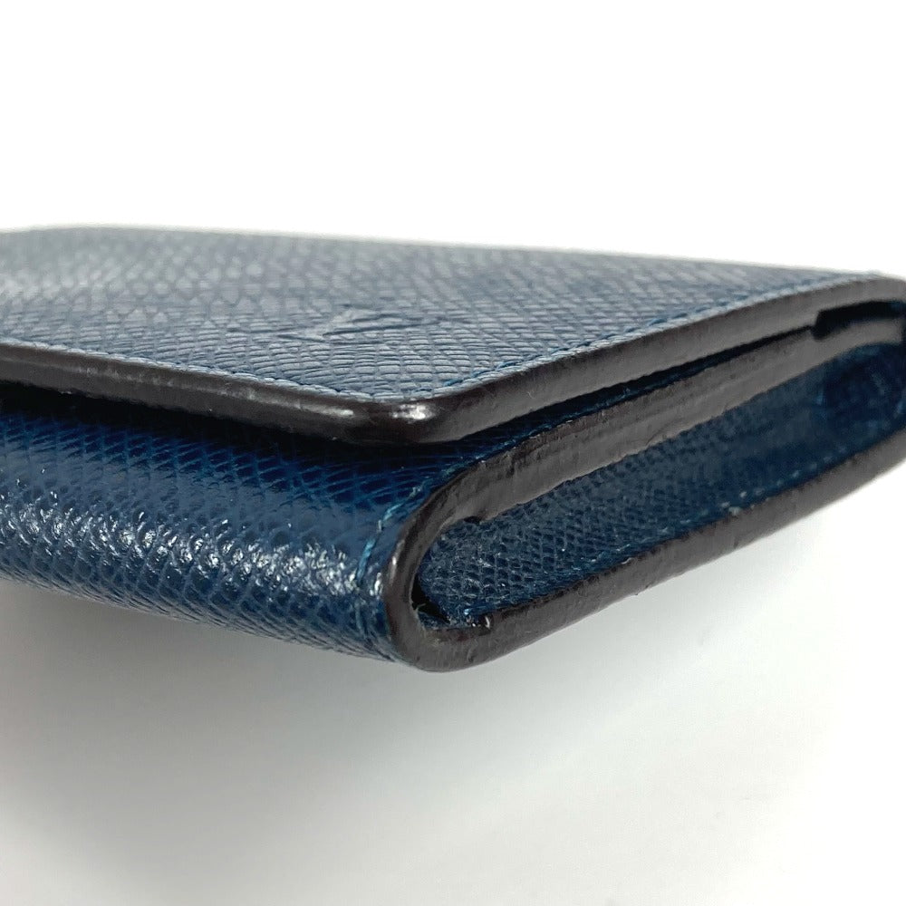 LOUIS VUITTON Card Case M64022 Taiga Leather Navy Taiga Envelope Carte de Visite MM