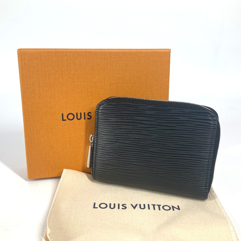 LOUIS VUITTON Coin case M60152 Epi Leather black Epi Zippy Coin Perth