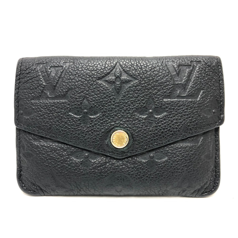 LOUIS VUITTON Coin case M60633 Monogram Ann Platt Leather black Monogram Ann Platt Pochette cree