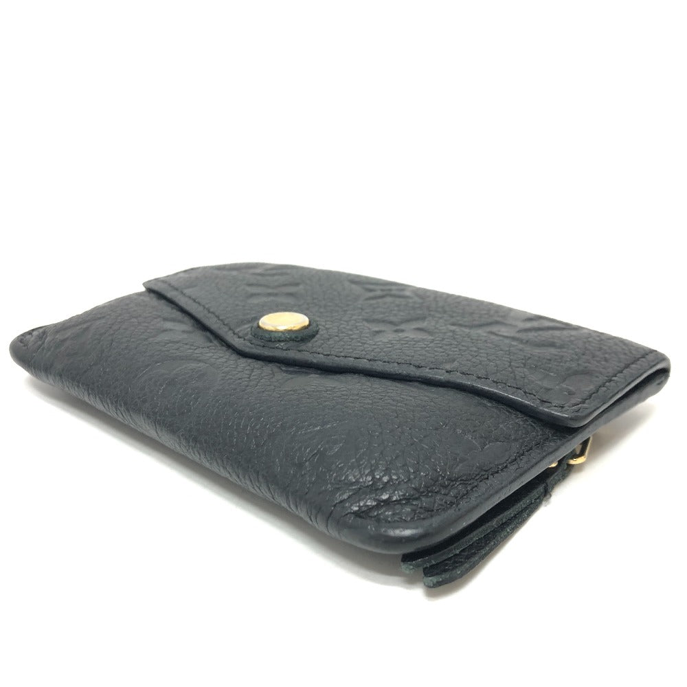 LOUIS VUITTON Coin case M60633 Monogram Ann Platt Leather black Monogram Ann Platt Pochette cree