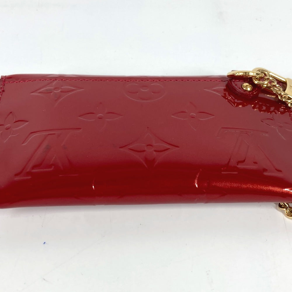 LOUIS VUITTON Coin case M91917 Monogram Vernis Canvas Red Monogram Vernis Unvelop Pratt