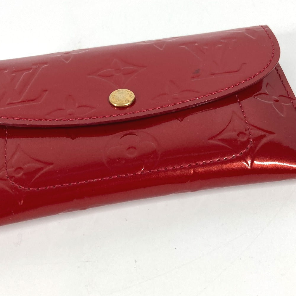 LOUIS VUITTON Coin case M91917 Monogram Vernis Canvas Red Monogram Vernis Unvelop Pratt