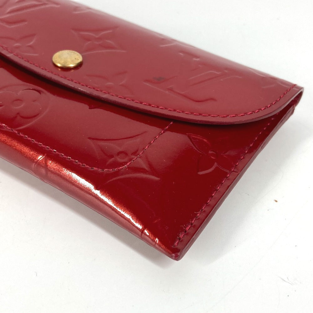 LOUIS VUITTON Coin case M91917 Monogram Vernis Canvas Red Monogram Vernis Unvelop Pratt