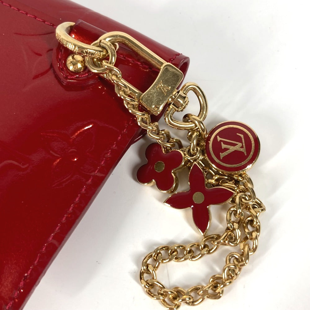 LOUIS VUITTON Coin case M91917 Monogram Vernis Canvas Red Monogram Vernis Unvelop Pratt