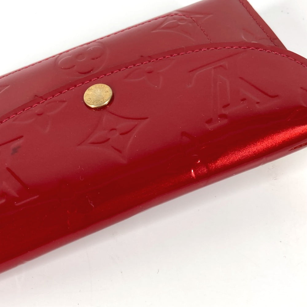 LOUIS VUITTON Coin case M91917 Monogram Vernis Canvas Red Monogram Vernis Unvelop Pratt