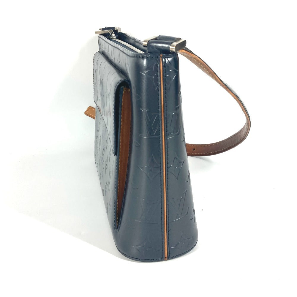 LOUIS VUITTON Shoulder Bag M55125 Monogram mat leather blue Monogram mat Alston