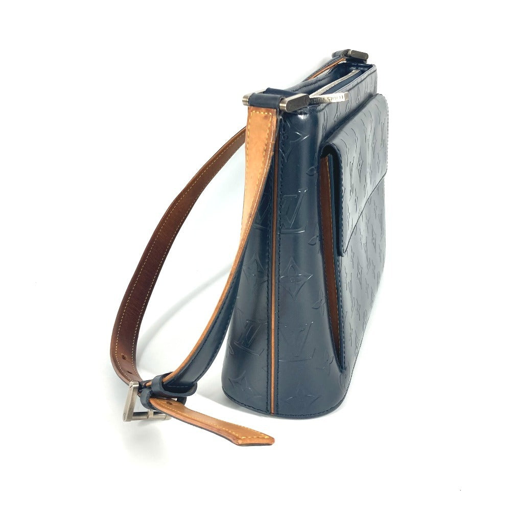 LOUIS VUITTON Shoulder Bag M55125 Monogram mat leather blue Monogram mat Alston
