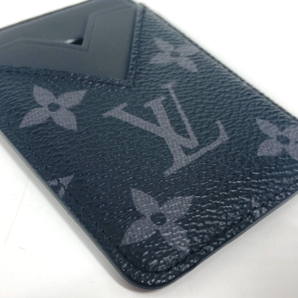 LOUIS VUITTON Card Case M12602 Monogram Eclipse Canvas black Monogram Eclipse Porto Cult Magnet